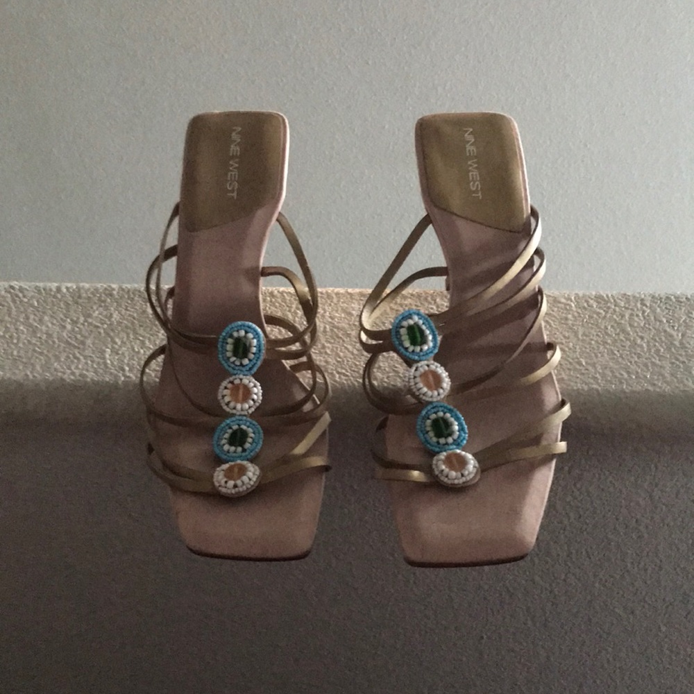 Nine West leather heels